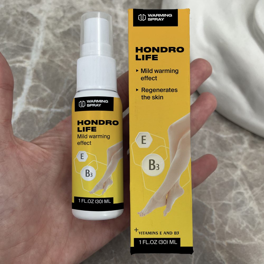 Flacone spray Hondrolife con vitamine E e B3