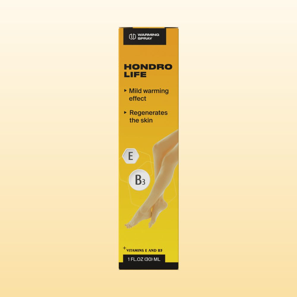 Caixa e frasco do spray Hondrolife