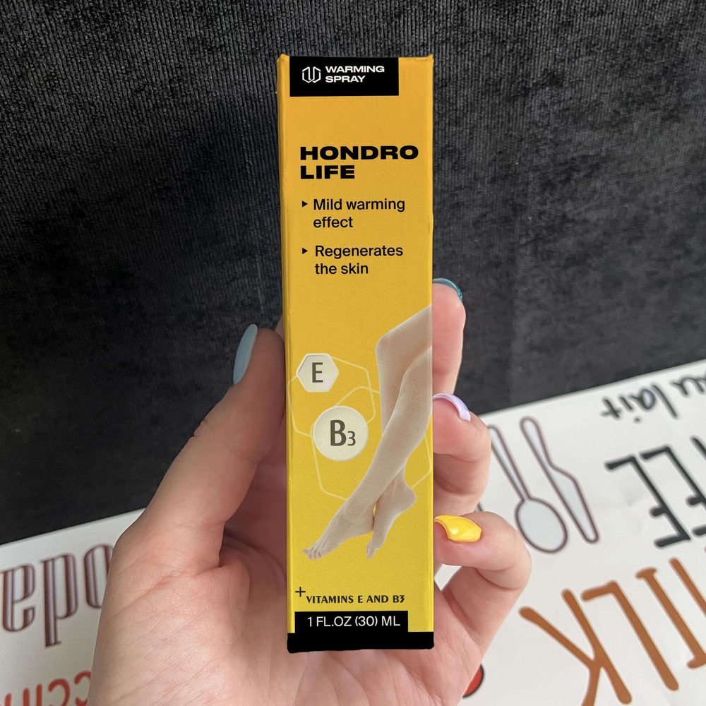 Hondrolife, pršilo s toplotnim učinkom, 30 ml